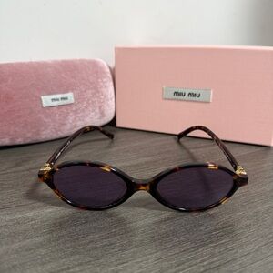 Miu Miu Women's Tortoiseshell Sunglasses